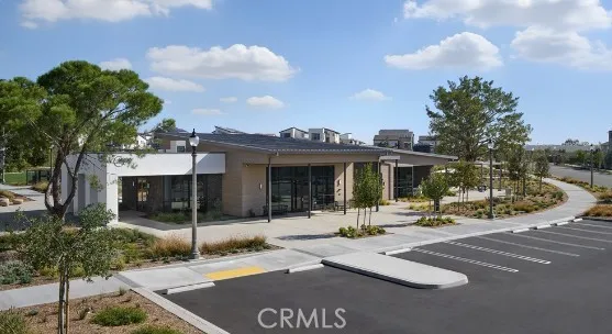 a view of a garden with an outdoor space