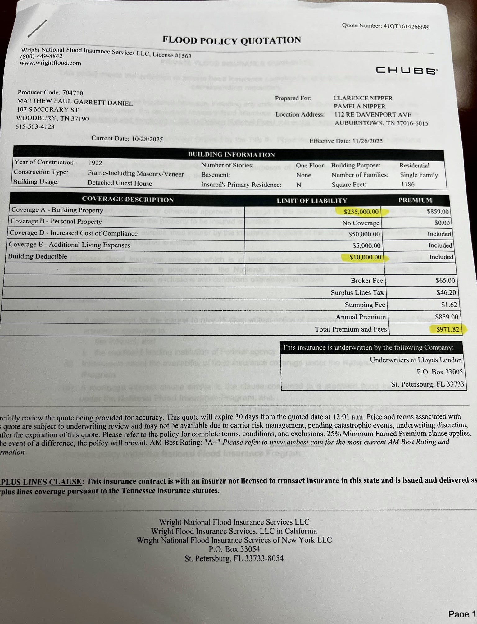 112 R E Davenport Avenue Auburntown, TN 37016 - Photo 43 of 43 a view of a door