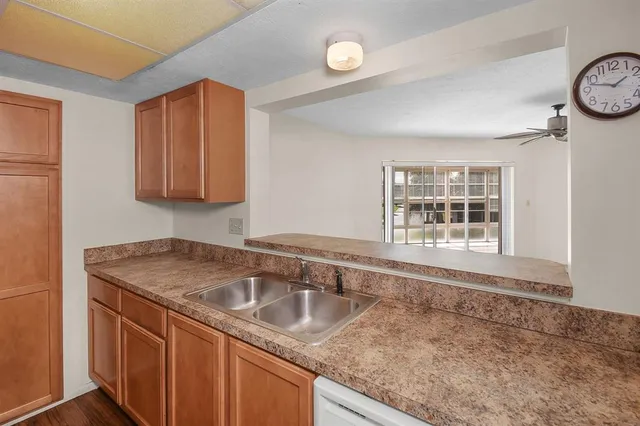 a view of a living room cabinets