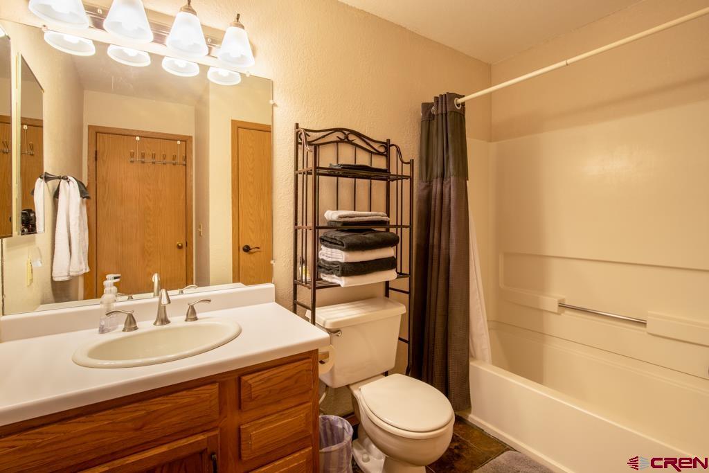 128 Hermosa Circle Durango, CO 81301 - Photo 20 of 26 a bathroom with a sink a toilet and shower