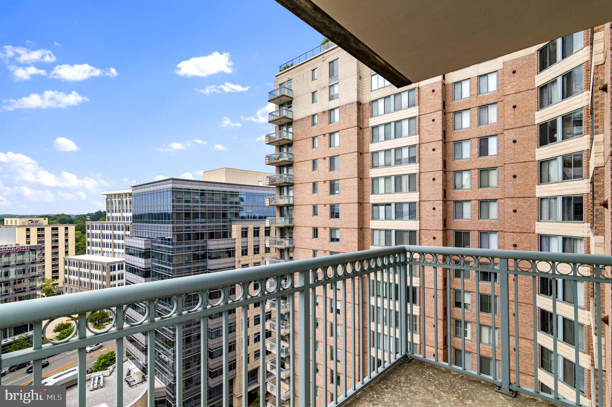 851 North Glebe Road, Unit 1404 Arlington, VA 22203 - Photo 15 of 62 a view of a building from a balcony
