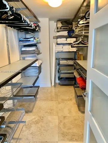 a view of walk in closet