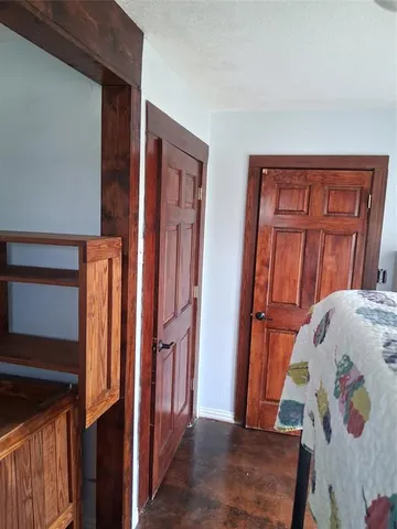wooden floor in a bedroom