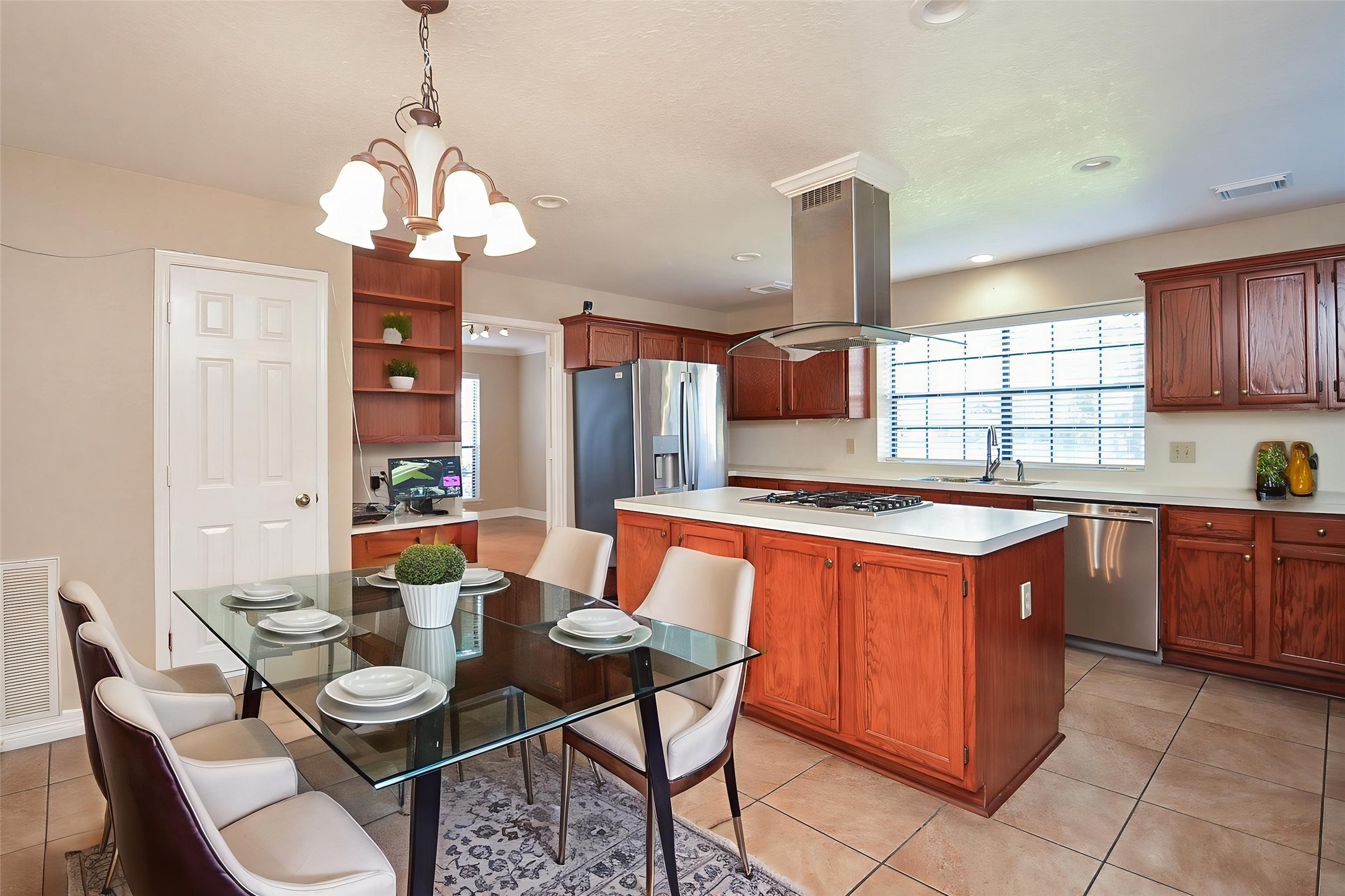 8803 Tweedbrook Drive Spring, TX 77379 - Photo 15 of 36 This kitchen also has a breakfast area for quick, on the go meals.