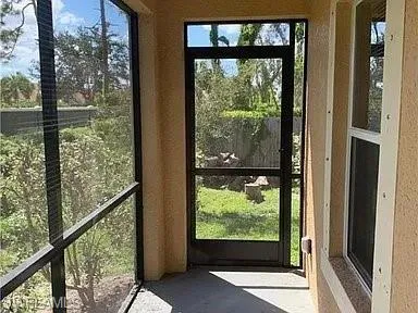 a view of front door