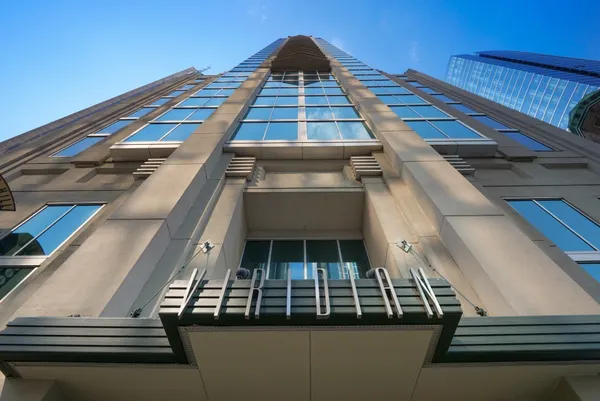 a view of staircase going to a building