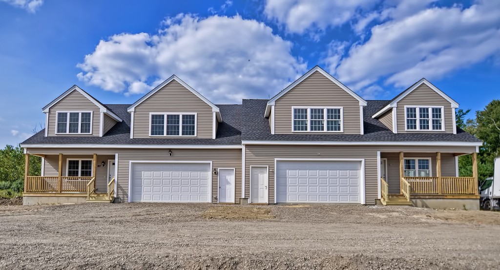 front view of residential houses