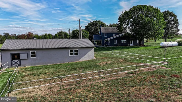 a view of a terrace with a garden
