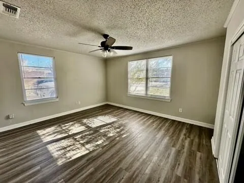 a view of walk in closet with window