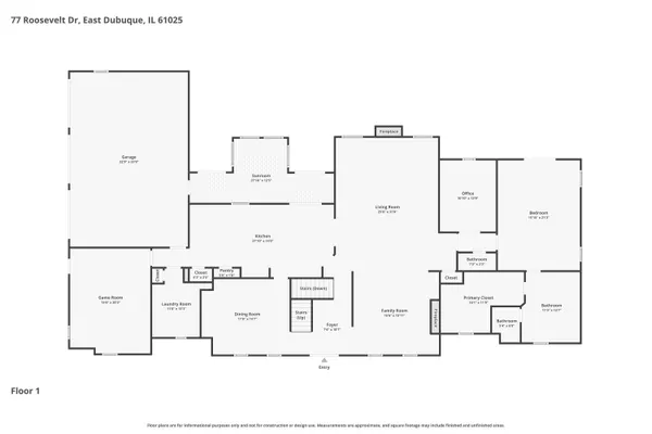 $719,000 | 77 Roosevelt Drive, East Dubuque, IL 61025