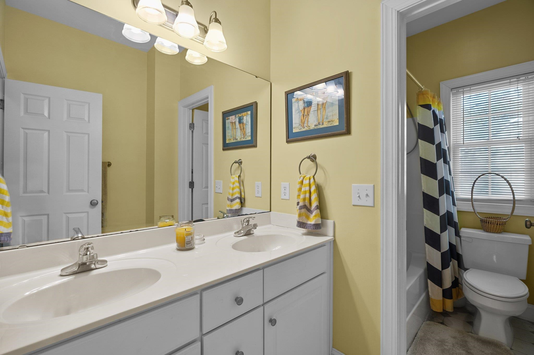 104 Shadow Lane Oxford, NC 27565 - Photo 21 of 38 a bathroom with a granite countertop sink mirror and toilet