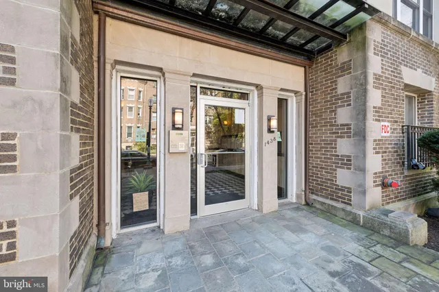 a view of a porch with seating space