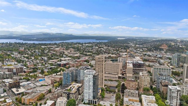 an aerial view of city