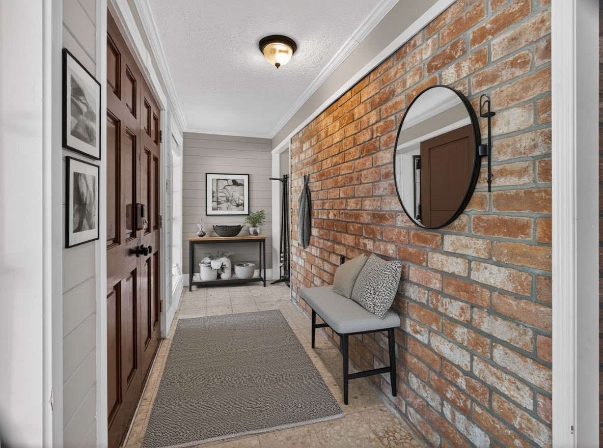 27210 Jimmy Lane Conroe, TX 77385 - Photo 3 of 43 a living room with furniture and a fireplace