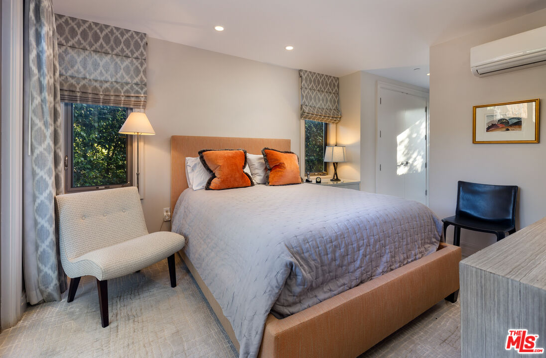 2076 China Flat Road Santa Barbara, CA 93108 - Photo 20 of 27 a bedroom with a bed and a mirror