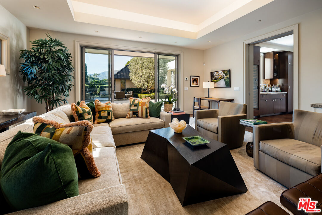 2076 China Flat Road Santa Barbara, CA 93108 - Photo 23 of 27 a living room with furniture and a large window