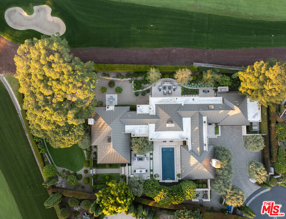 2076 China Flat Road Santa Barbara, CA 93108 - Photo 27 of 27 an aerial view of a house with a garden