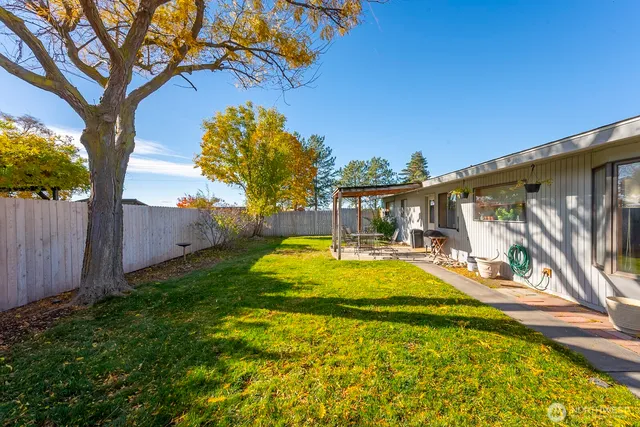 a view of swimming pool with garden