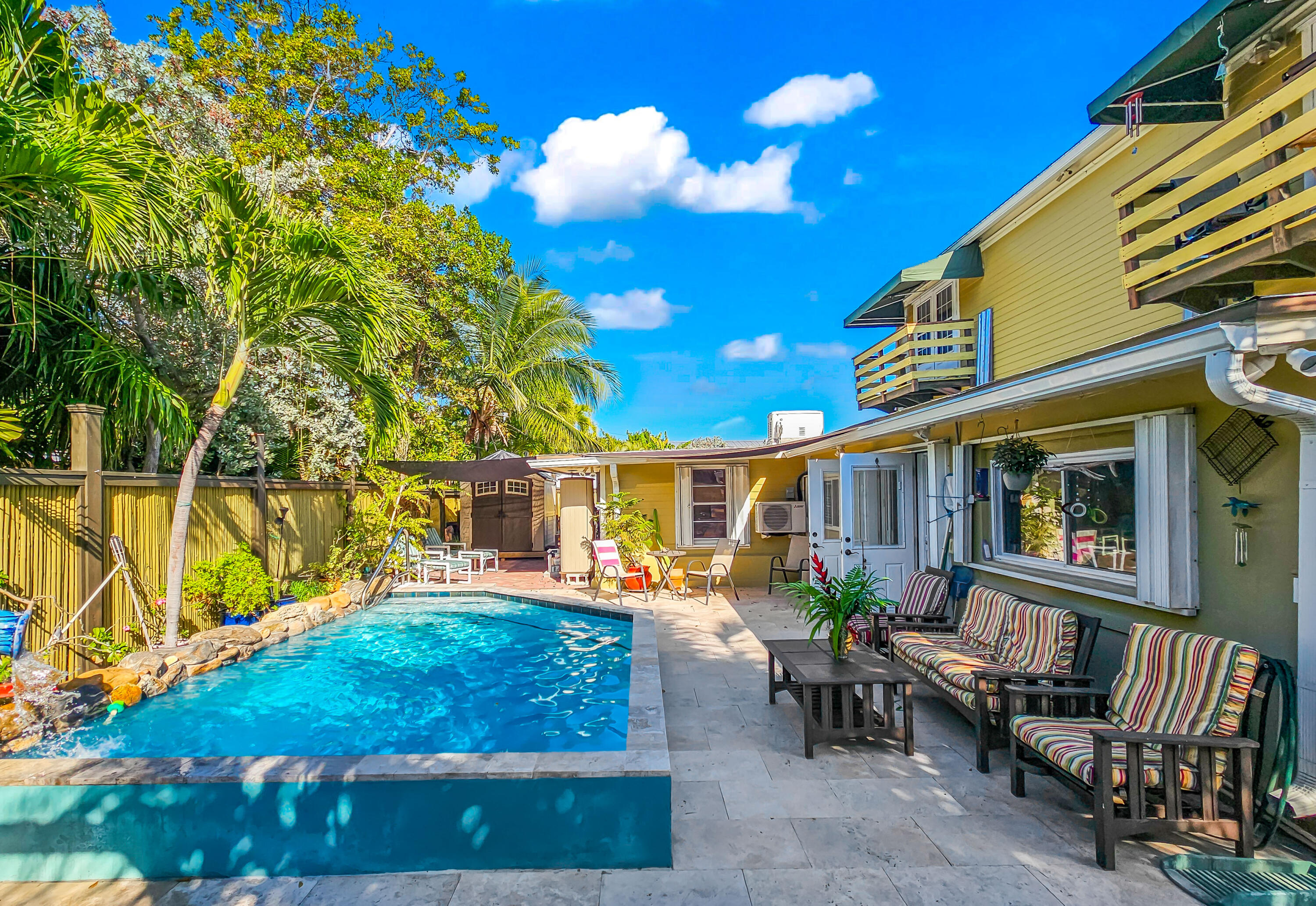 1609 United Street Key West, FL 33040 - Photo 15 of 74 Backyard Pool Lounge Area (14)