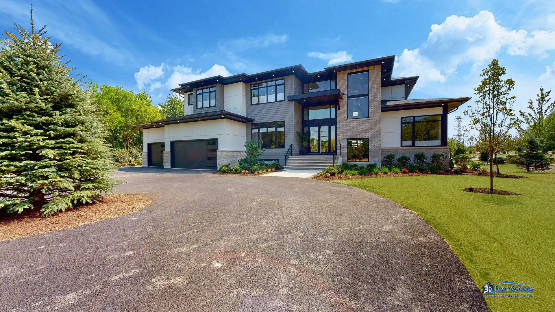25 Rolling Hills Drive Barrington Hills, IL 60010 - Photo 120 of 127 a front view of house with yard and green space