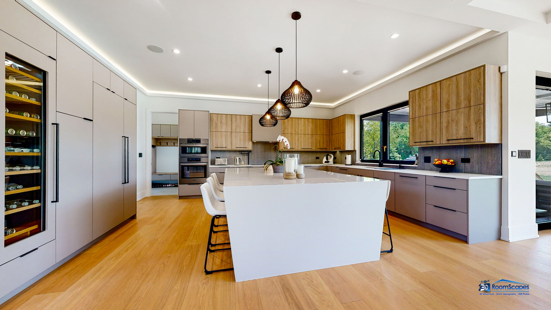 25 Rolling Hills Drive Barrington Hills, IL 60010 - Photo 12 of 127 a large kitchen with stainless steel appliances kitchen island granite countertop a stove a sink a refrigerator and a wooden cabinets