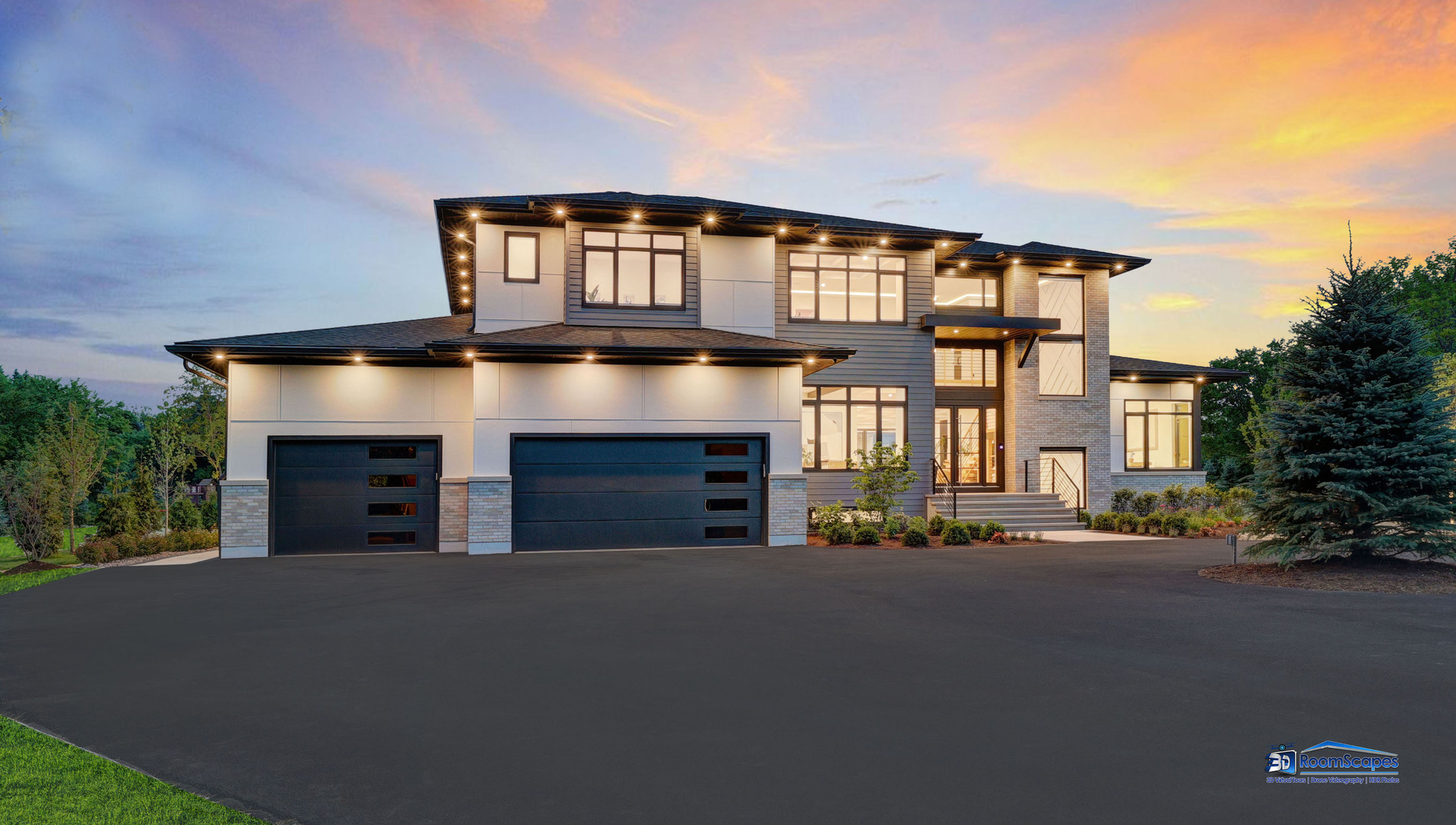 25 Rolling Hills Drive Barrington Hills, IL 60010 - Photo 124 of 127 a front view of a house with a street