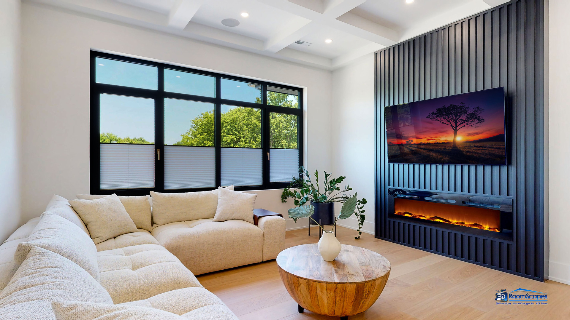 25 Rolling Hills Drive Barrington Hills, IL 60010 - Photo 30 of 127 a living room with furniture a rug and a flat screen tv