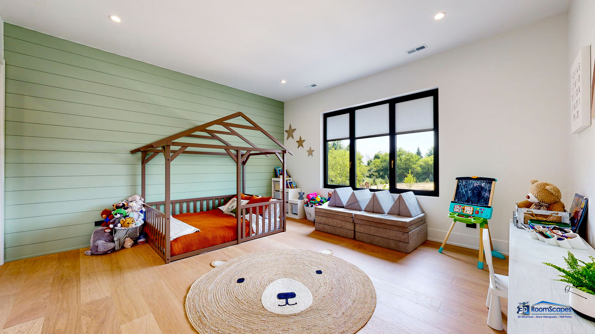 25 Rolling Hills Drive Barrington Hills, IL 60010 - Photo 43 of 127 a bedroom with furniture and a large window