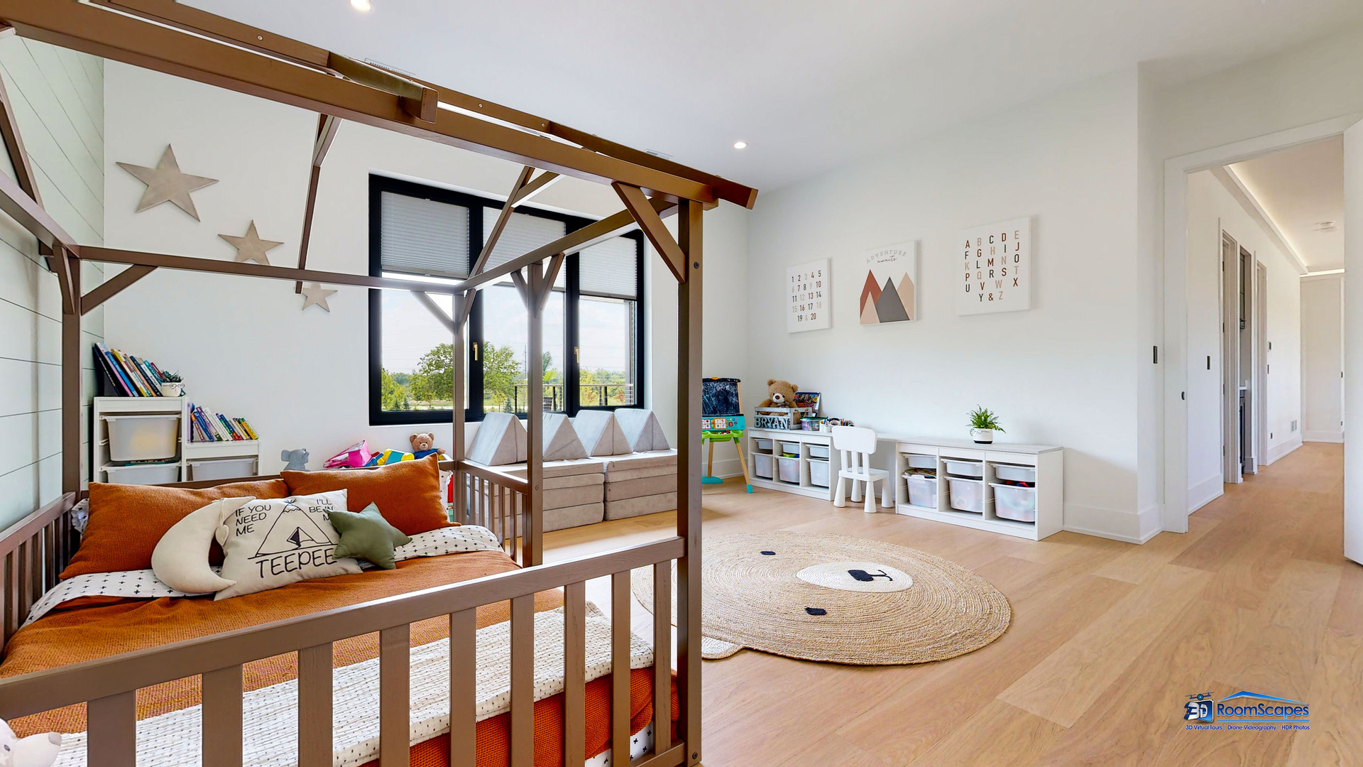 25 Rolling Hills Drive Barrington Hills, IL 60010 - Photo 44 of 127 a bedroom with furniture and a large window