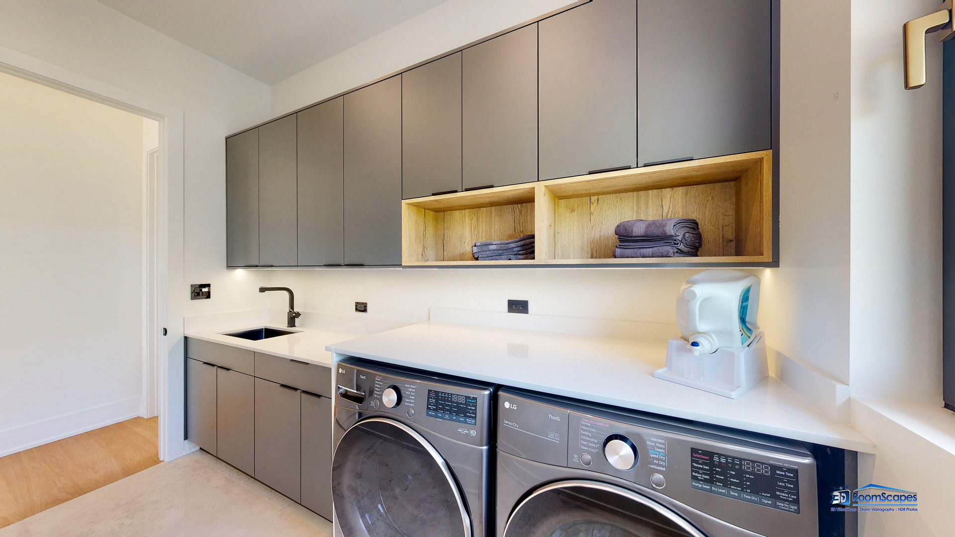 25 Rolling Hills Drive Barrington Hills, IL 60010 - Photo 56 of 127 a utility room with sink dryer and washer