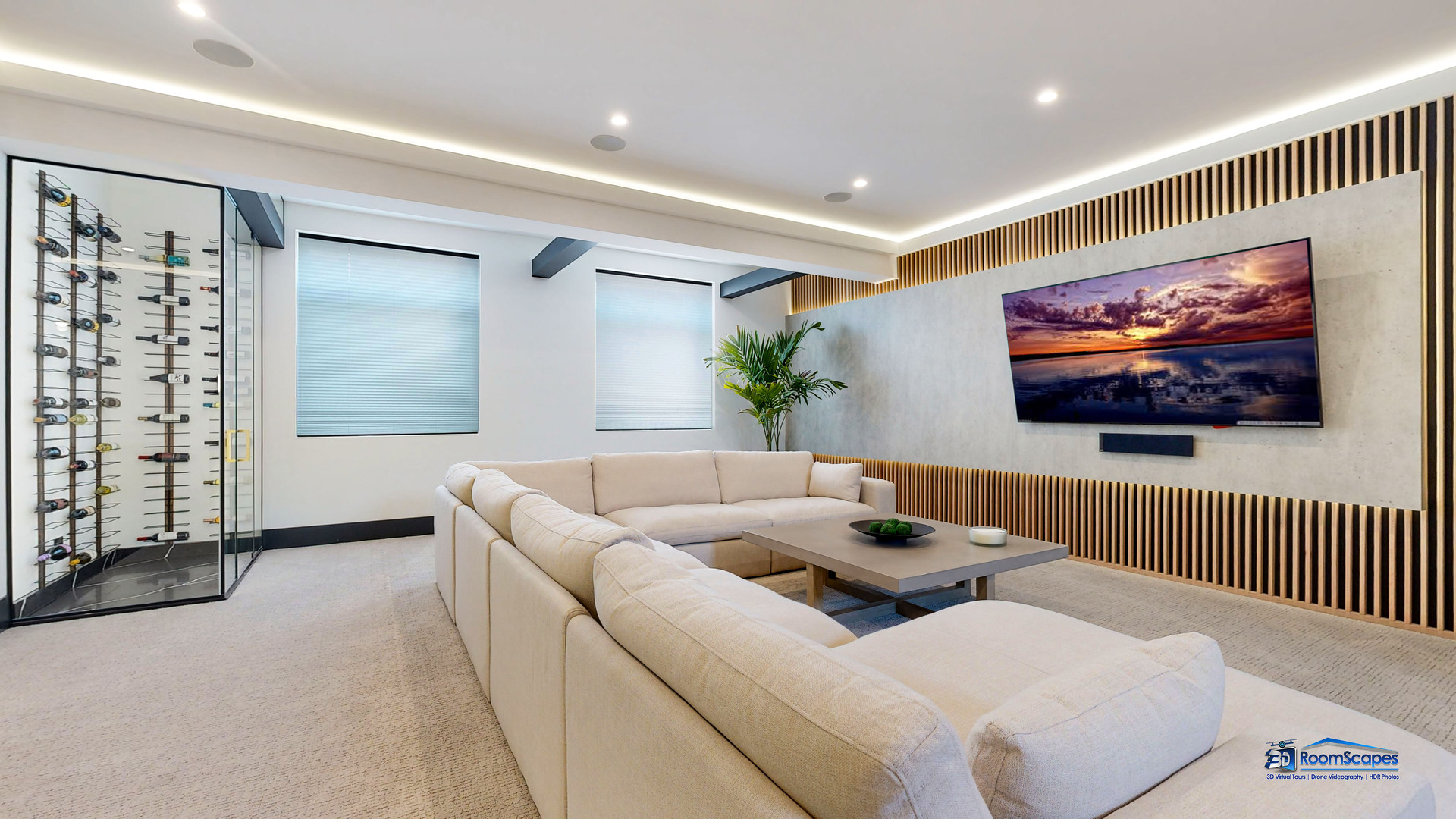 25 Rolling Hills Drive Barrington Hills, IL 60010 - Photo 62 of 127 a living room with furniture and a flat screen tv