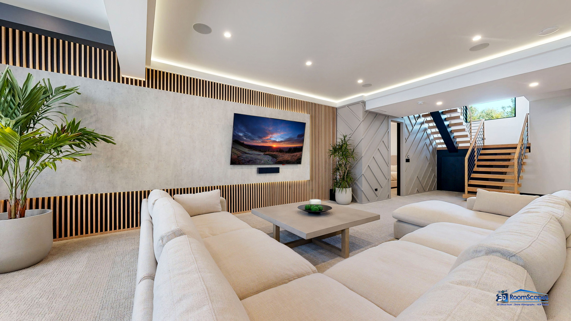 25 Rolling Hills Drive Barrington Hills, IL 60010 - Photo 63 of 127 a living room with furniture and a flat screen tv