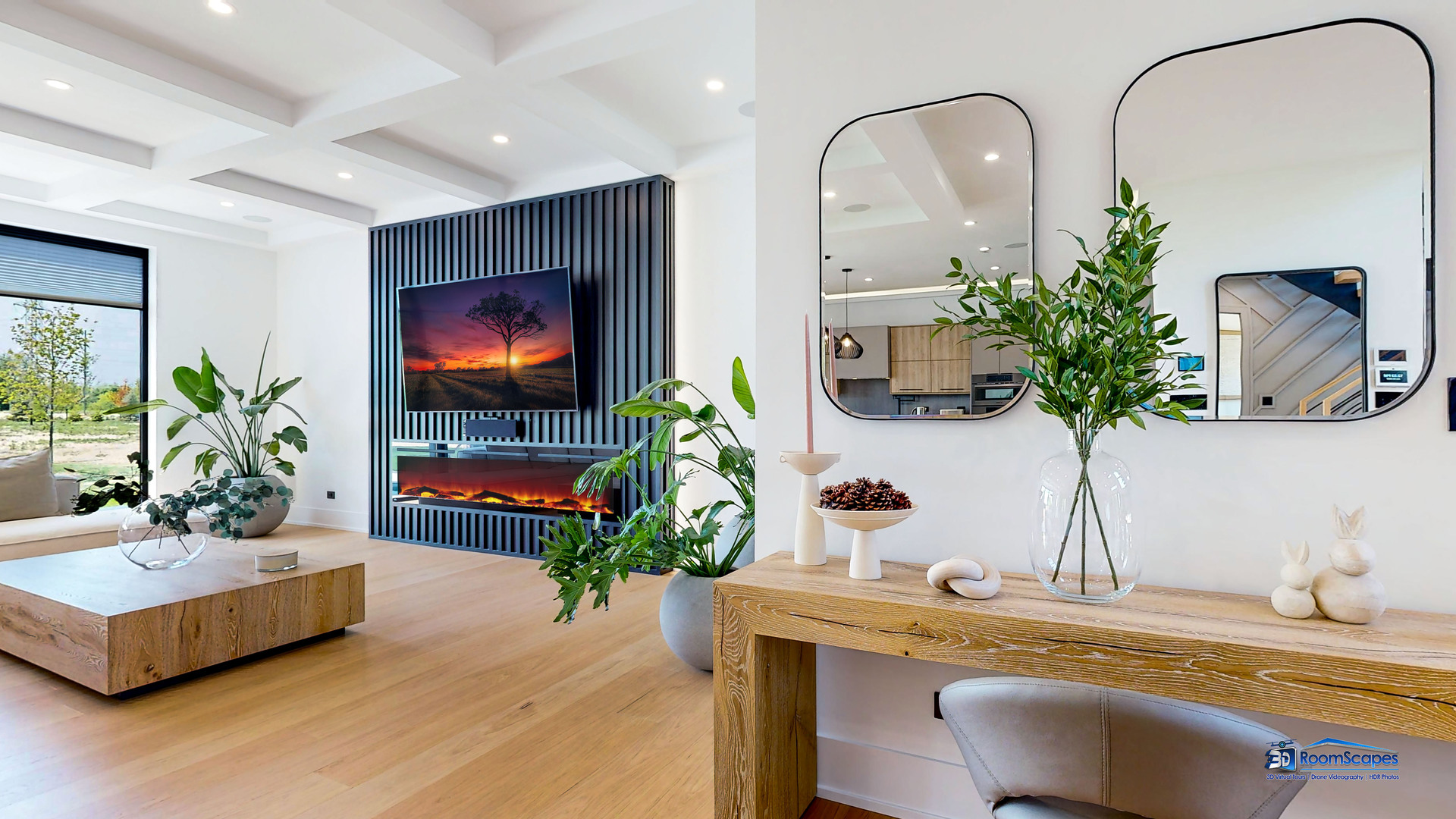25 Rolling Hills Drive Barrington Hills, IL 60010 - Photo 10 of 127 a living room with furniture potted plant and a flat screen tv