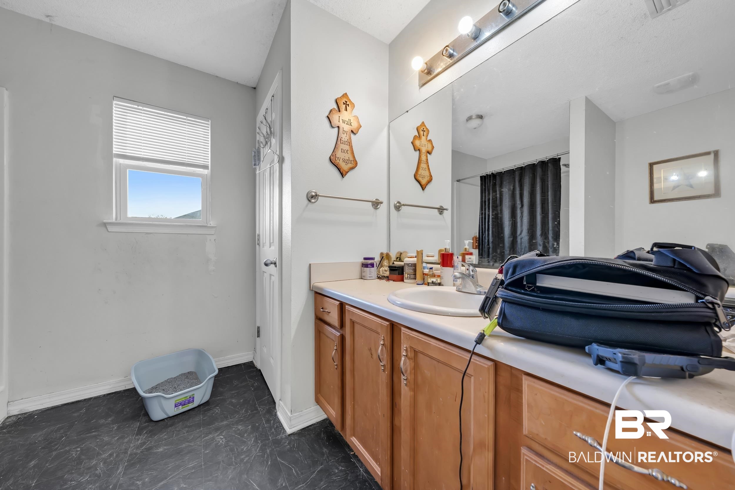 16603 Vanilla Drive Foley, AL 36535 - Photo 18 of 19 Bathroom featuring vanity and curtained shower