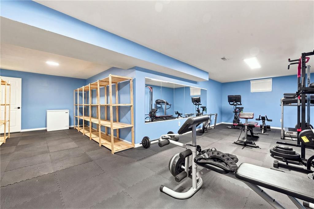 159 Riemer Road Sarver, PA 16055 - Photo 39 of 49 Additional room in lower level currently used as a home gym