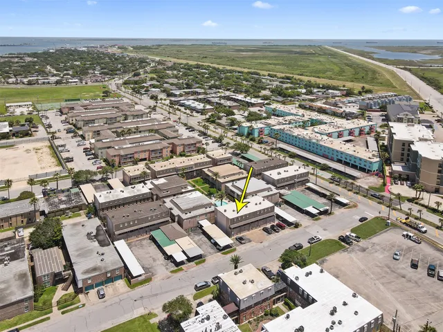 a view of a city with an ocean view