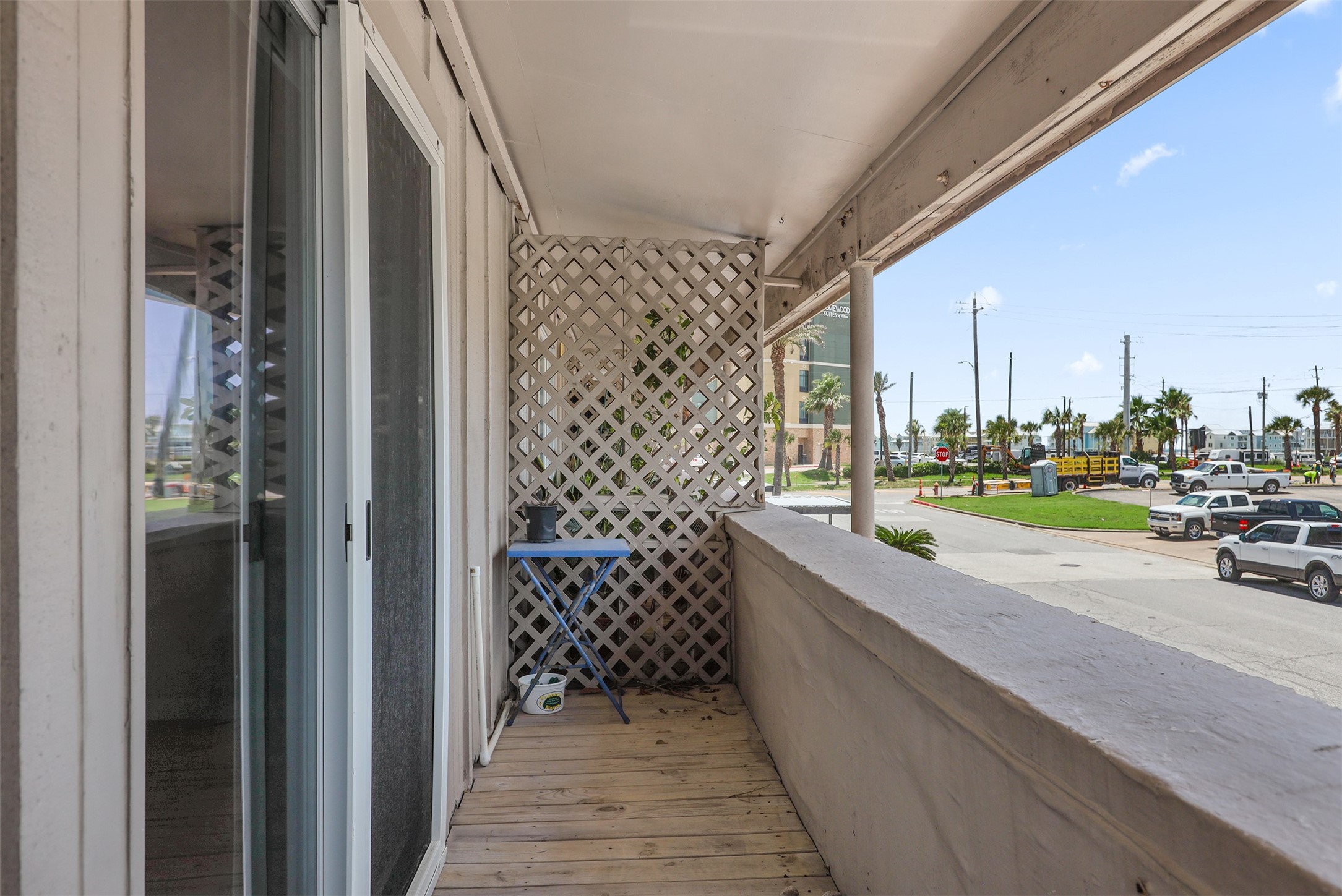 215 Postoffice Street, Unit 1208 Galveston, TX 77550 - Photo 8 of 19 a view of swimming pool from a balcony