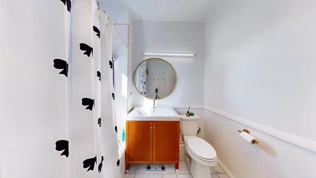 a view of balcony with furniture