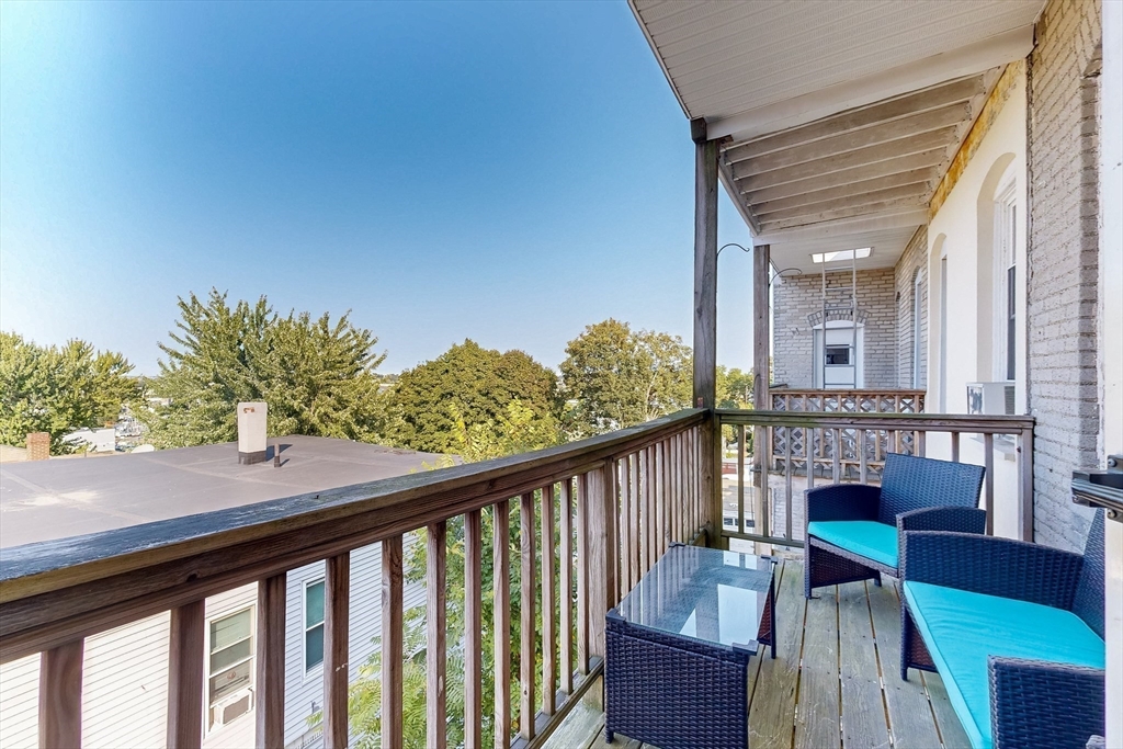 110 Bellingham Street, Unit 3 Chelsea, MA 02150 - Photo 23 of 26 a view of balcony with furniture