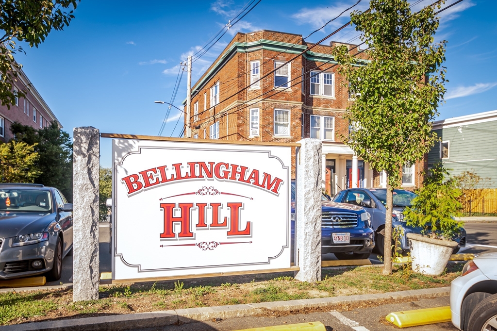 110 Bellingham Street, Unit 3 Chelsea, MA 02150 - Photo 26 of 26 a sign on the side of a building