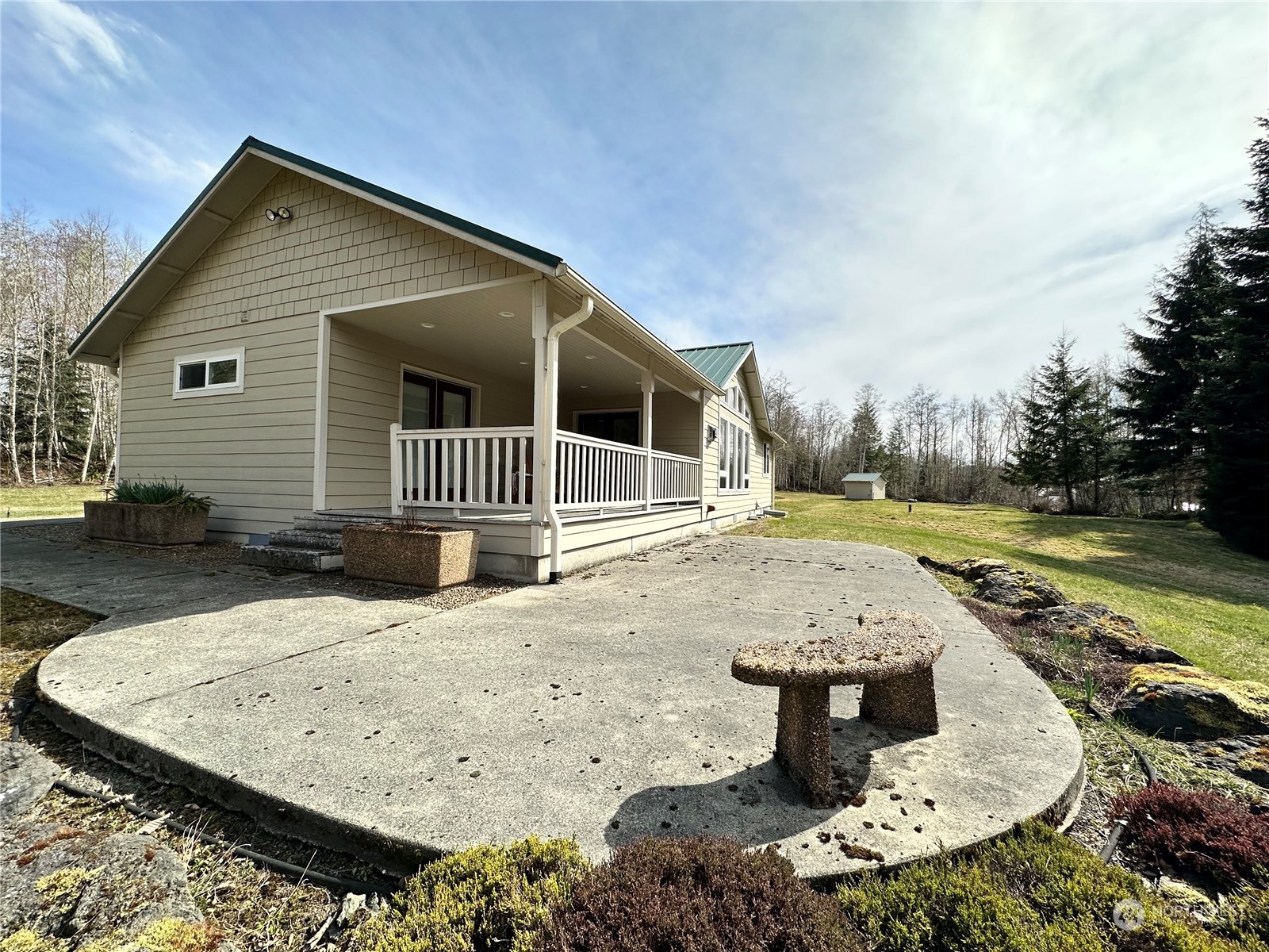 1545 Ripley Creek Road Quilcene, WA 98376 - Photo 9 of 23 a view of a house with a yard