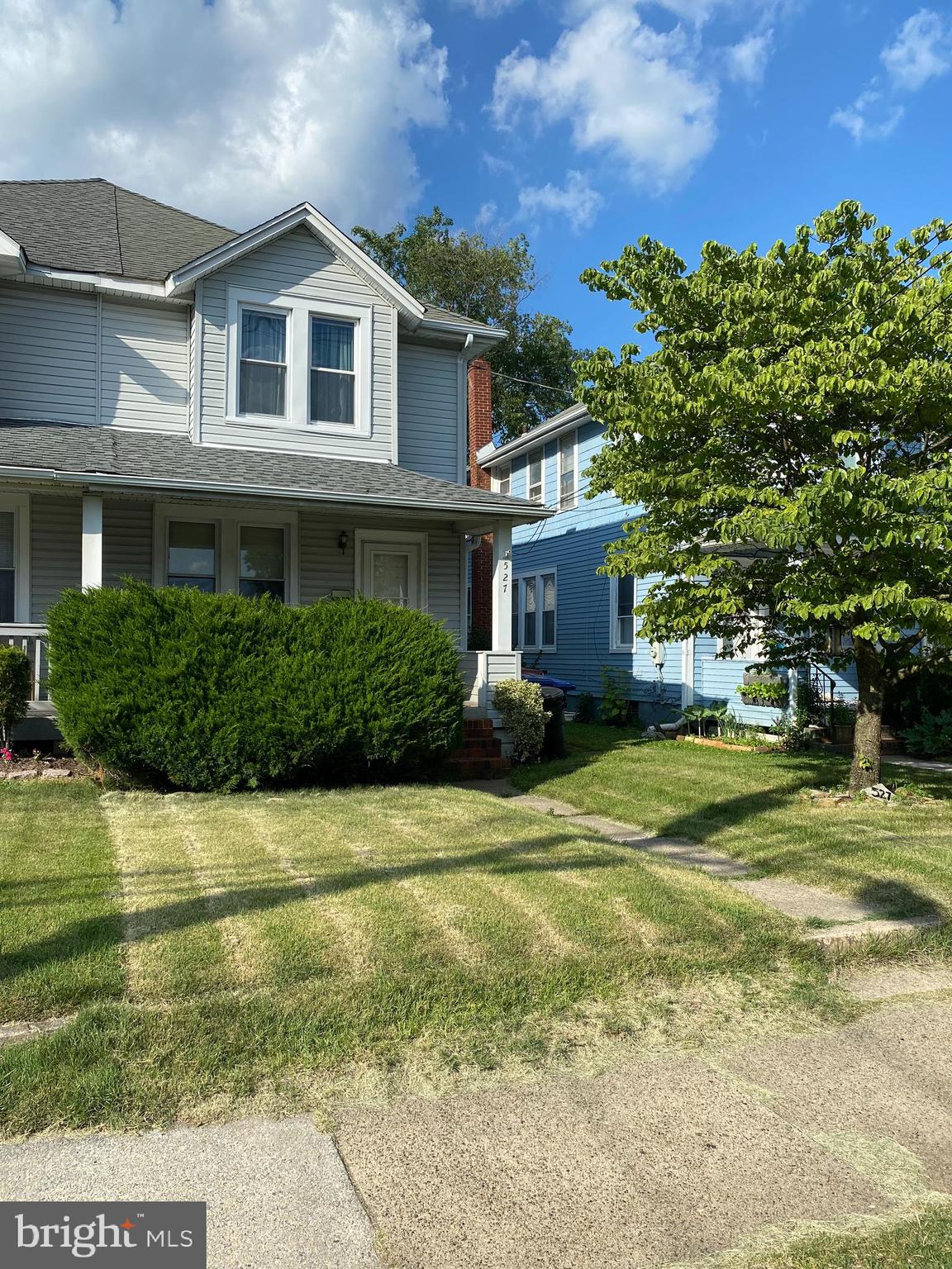 527 Bridgeboro Street Riverside, NJ 08075 - Photo 1 of 20 a front view of a house with a yard