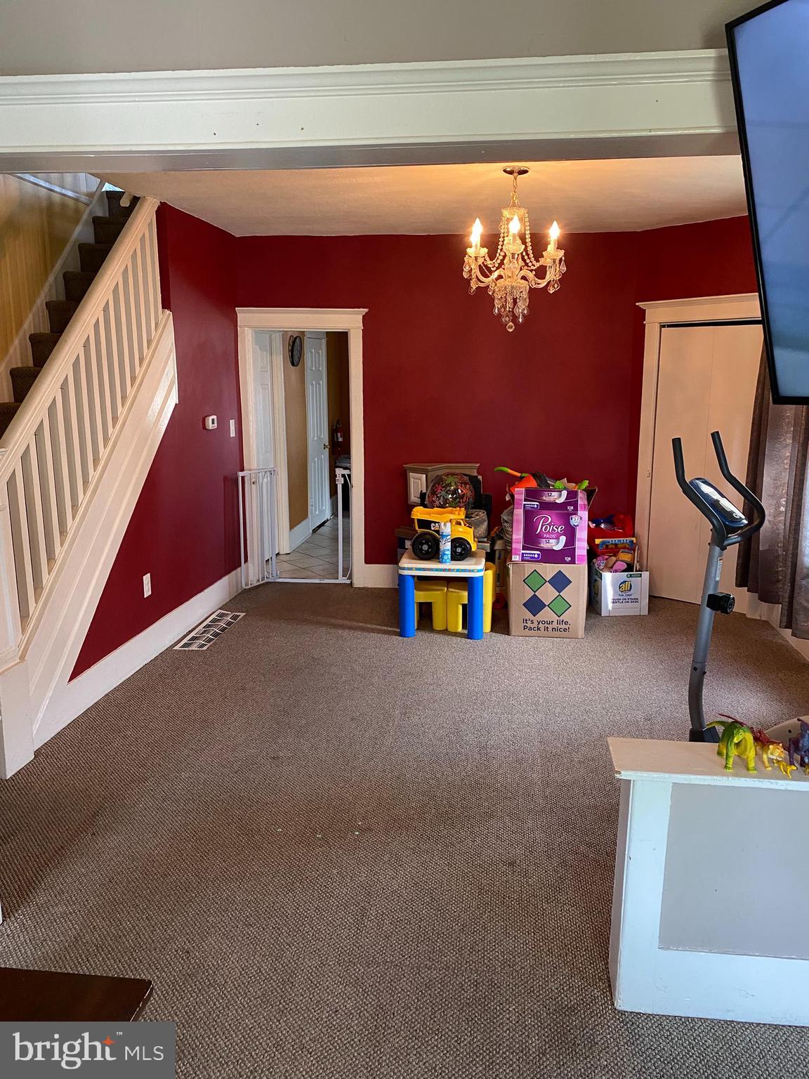 527 Bridgeboro Street Riverside, NJ 08075 - Photo 7 of 20 a room with toys and stairs