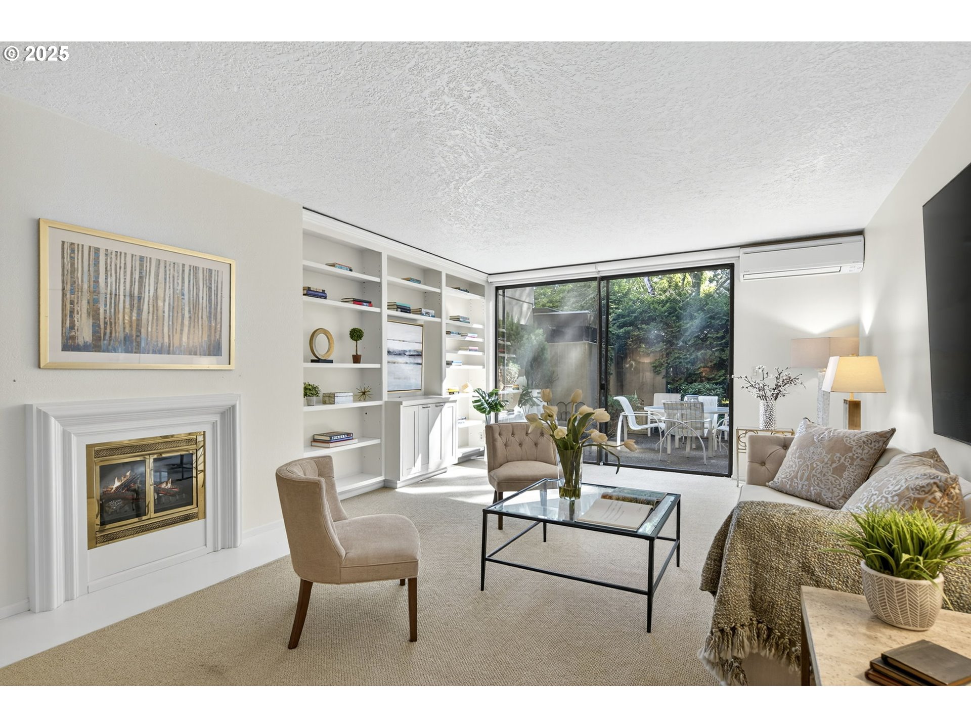 2309 Southwest 1st Avenue, Unit G41 Portland, OR 97201 - Photo 13 of 44 a living room with furniture and a floor to ceiling window