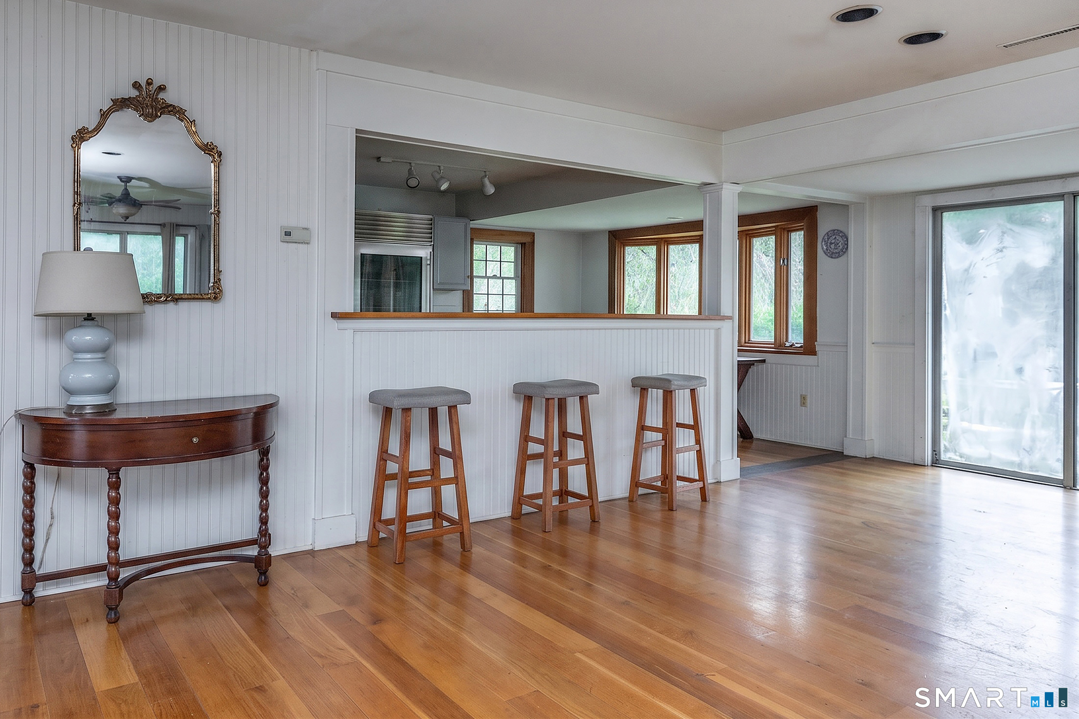 262 Kent Cornwall Road Kent, CT 06757 - Photo 11 of 17 a view of livingroom with furniture and wooden floor