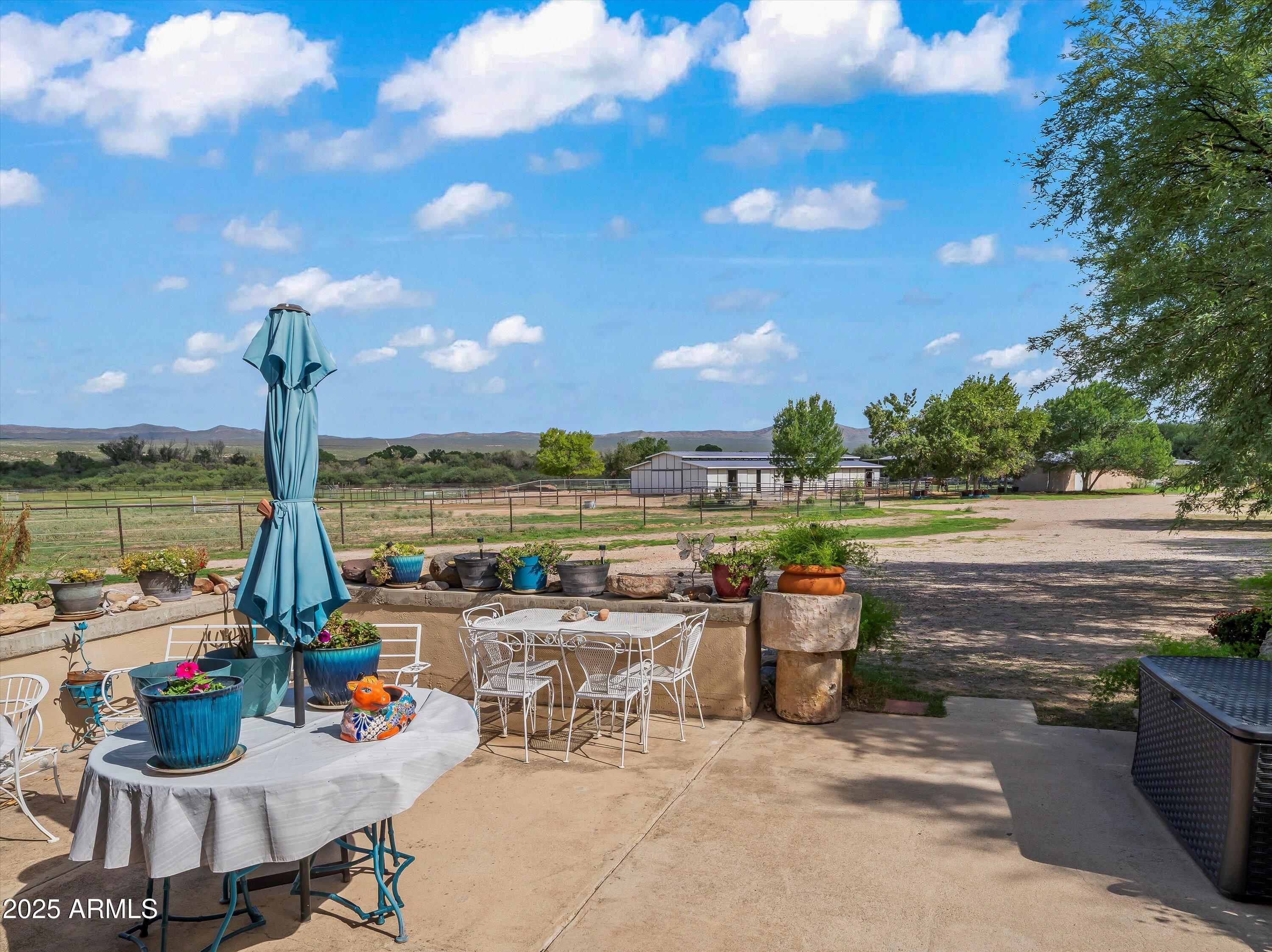 4489 North Ocotillo Road Benson, AZ 85602 - Photo 14 of 60 Main Home Front Patio