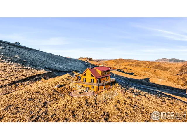 a view of an outdoor space and mountain view