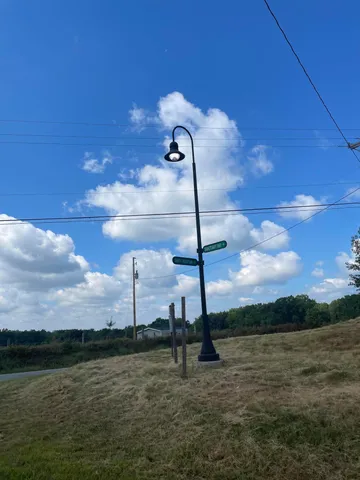 a view of a lake with a mountain in the background