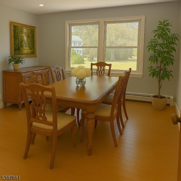 85 Grove Street South Hackensack, NJ 07606 - Photo 7 of 32 a view of a dining room with furniture and a window