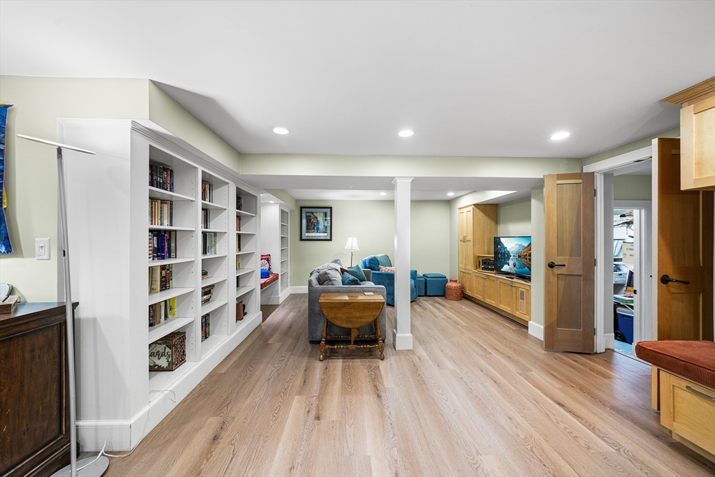 17 Deforest Road Newton, MA 02462 - Photo 18 of 31 a living room with furniture and a wooden floor